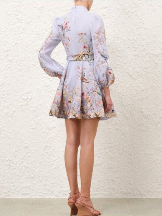 NWOT! Zimmermann Rebellion Button Mini Dress - Picture 3 of 13
